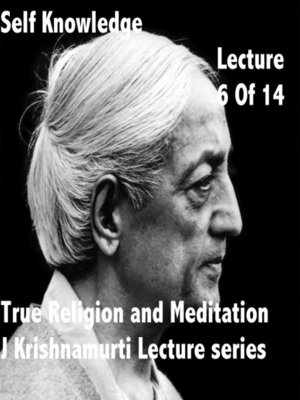 cover image of J Krishnamurti Lectures Series Ojai, Volume 6